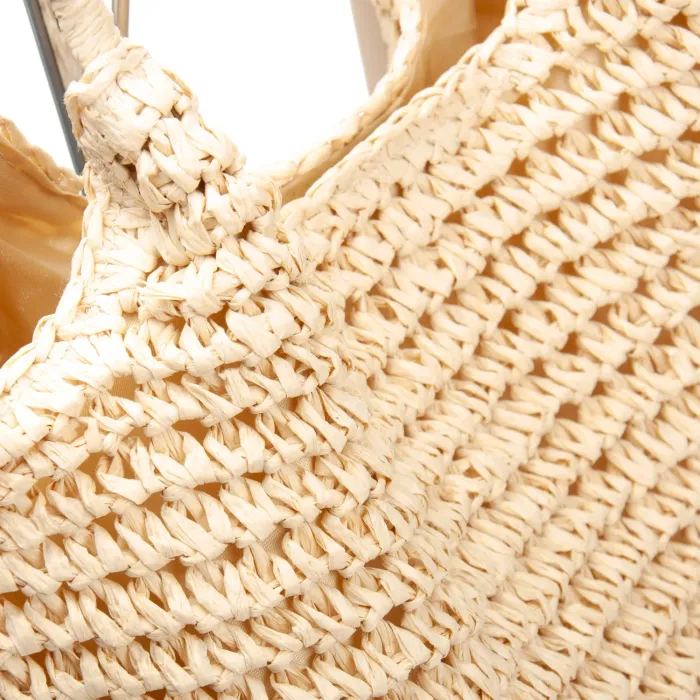 Сумка Женская Плетеная LUXEVA 1135 beige