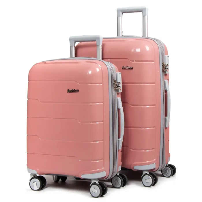 Дорожная Чемодан 2/1 ABS-пластик FASHION PP-1  810 rose-gold