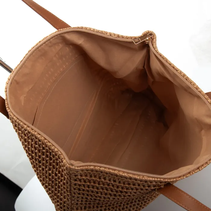 Сумка Женская Плетеная LUXEVA 9123 khaki