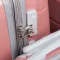 Дорожная Чемодан 2/1 ABS-пластик FASHION PP-1  810 rose-gold