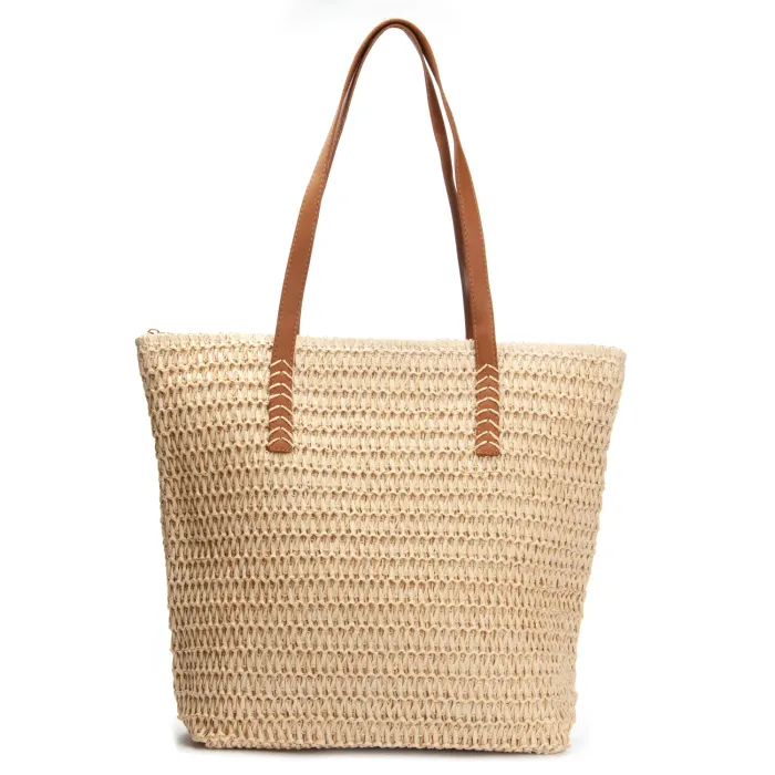 Сумка Женская Плетеная LUXEVA 9123 beige