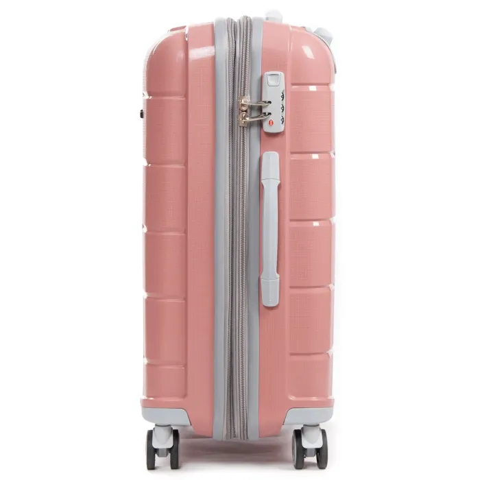 Дорожная Чемодан 2/1 ABS-пластик FASHION PP-1  810 rose-gold
