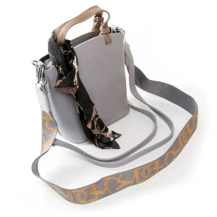 Сумка Жіноча Класична штучна-шкіра FASHION 01-06 17059 grey-blue