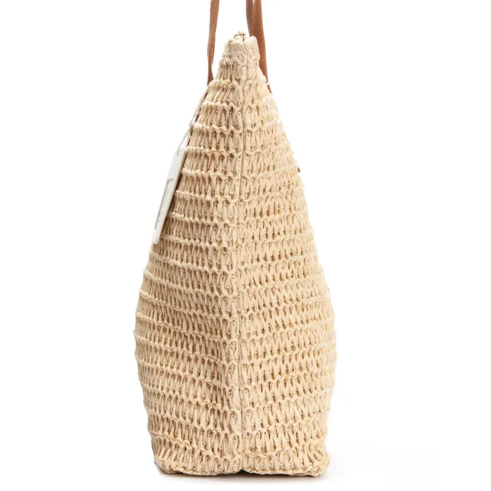 Сумка Женская Плетеная LUXEVA 9123 beige