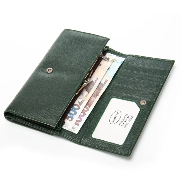 Кошелек Classic Женский кожа DR. BOND W46 green