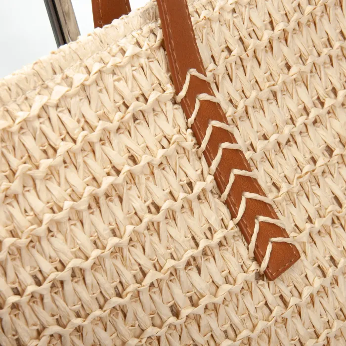 Сумка Женская Плетеная LUXEVA 9123 beige