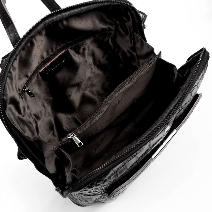 Сумка Женская Рюкзак кожа ALEX RAI 8628-1 black