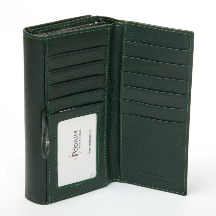 Кошелек Classic Женский кожа DR. BOND W46 green