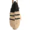 Сумка Женская Плетеная LUXEVA 0006 black beige