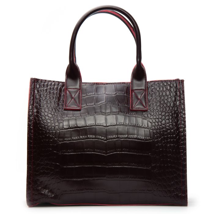 Сумка Женская Классическая кожа ALEX RAI 8804 bordo