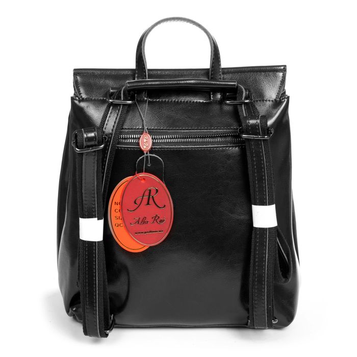 Сумка Женская Рюкзак кожа ALEX RAI 8632 black