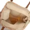 Сумка Женская Плетеная LUXEVA 0006 khaki beige