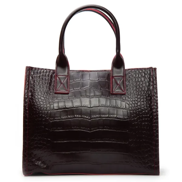 Сумка Женская Классическая кожа ALEX RAI 8804 bordo