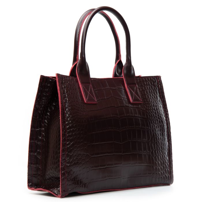 Сумка Женская Классическая кожа ALEX RAI 8804 bordo