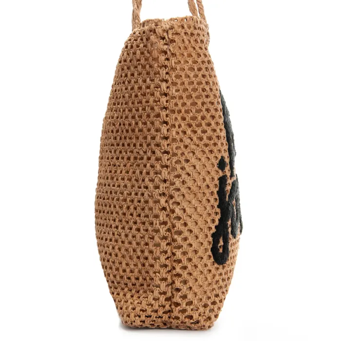 Сумка Женская Плетеная LUXEVA 1036 khaki black