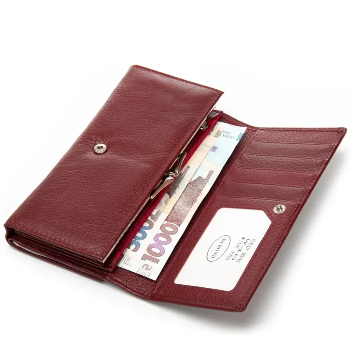 Кошелек Classic Женский кожа DR. BOND W46 wine red