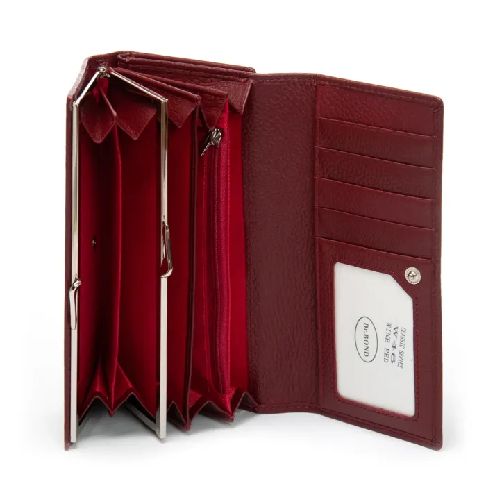 Кошелек Classic Женский кожа DR. BOND W46 wine red