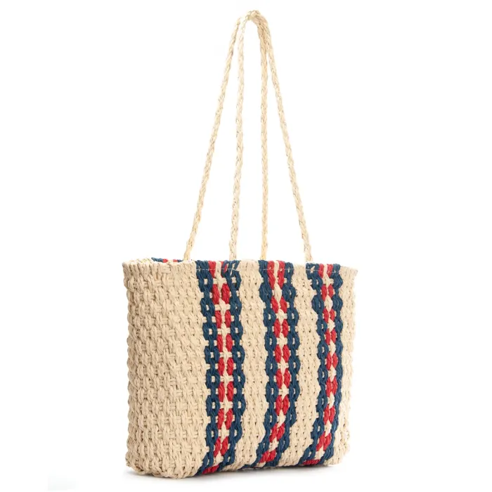 Сумка Женская Плетеная LUXEVA 6170 beige