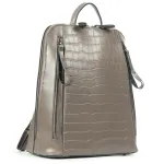 Сумка Женская Рюкзак кожа ALEX RAI 8629 khaki croco