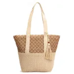 Сумка Женская Плетеная LUXEVA 6167 beige