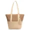 Сумка Женская Плетеная LUXEVA 6167 beige