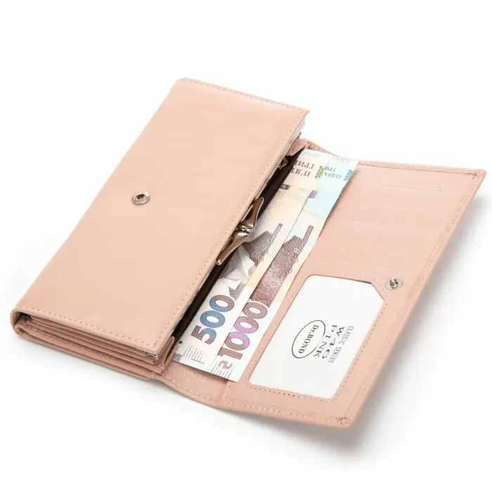Кошелек Classic Женский кожа DR. BOND W46 pink purple