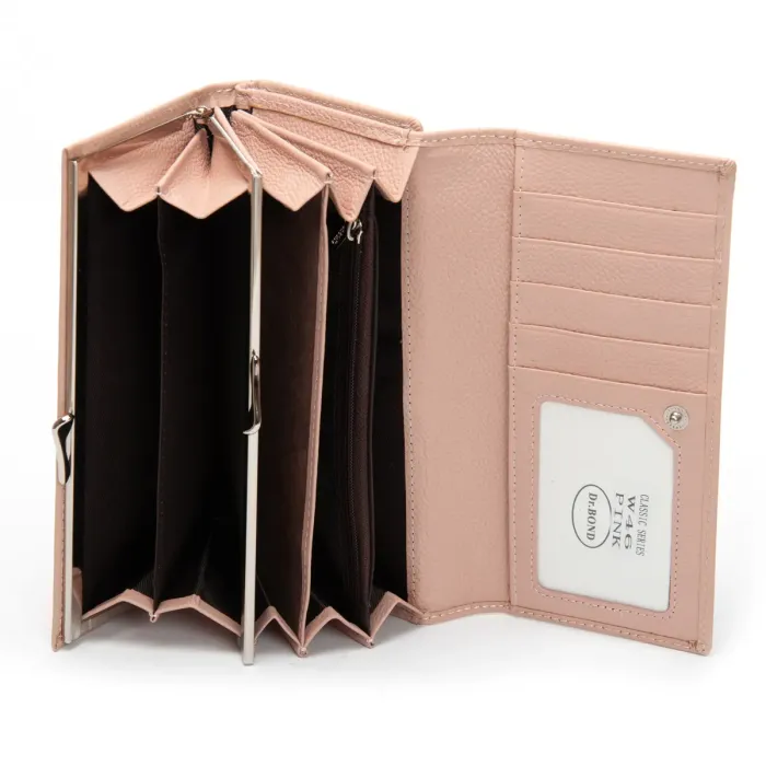 Кошелек Classic Женский кожа DR. BOND W46 pink purple