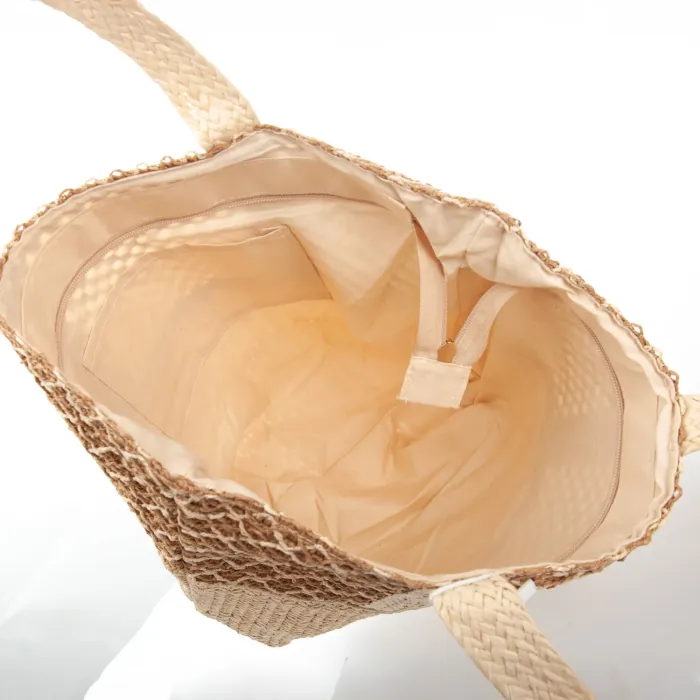 Сумка Женская Плетеная LUXEVA 6167 beige