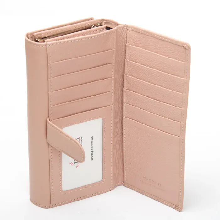 Кошелек Classic Женский кожа DR. BOND W46 pink purple