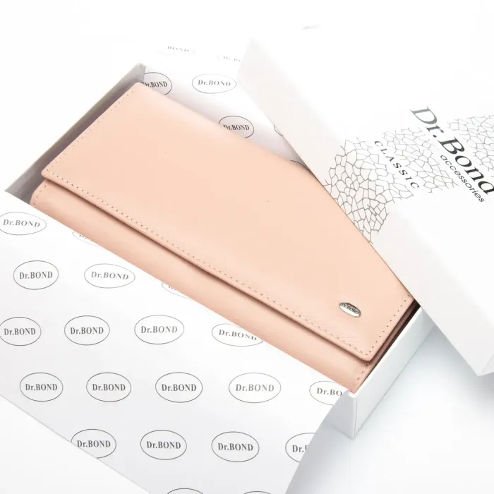Кошелек Classic Женский кожа DR. BOND W46 pink purple