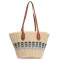 Сумка Женская Плетеная LUXEVA 6150 beige blue