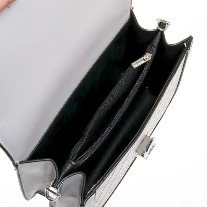 Сумка Женская Классическая иск-кожа FASHION 01-06 17033 grey-blue