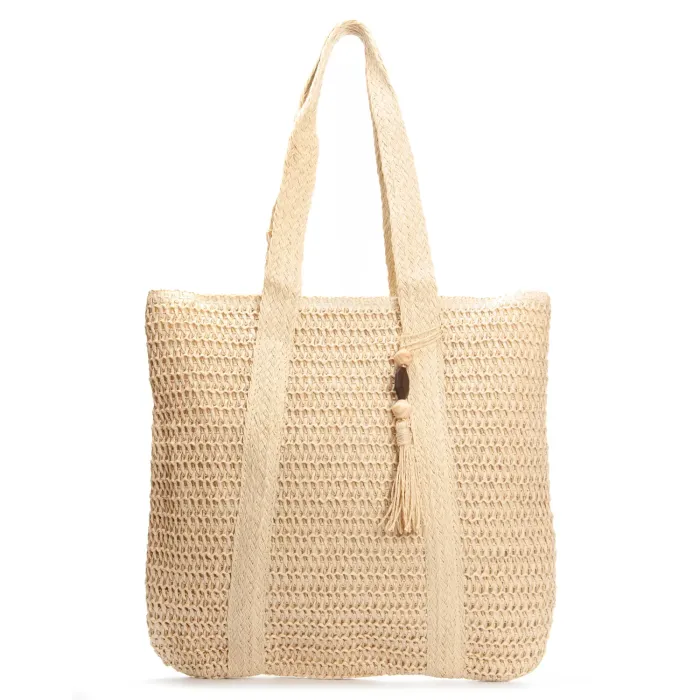 Сумка Женская Плетеная LUXEVA 9817 beige