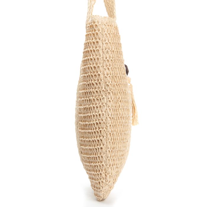 Сумка Женская Плетеная LUXEVA 9817 beige