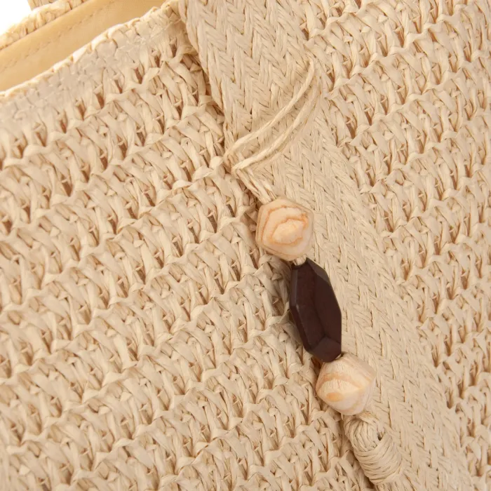 Сумка Женская Плетеная LUXEVA 9817 beige