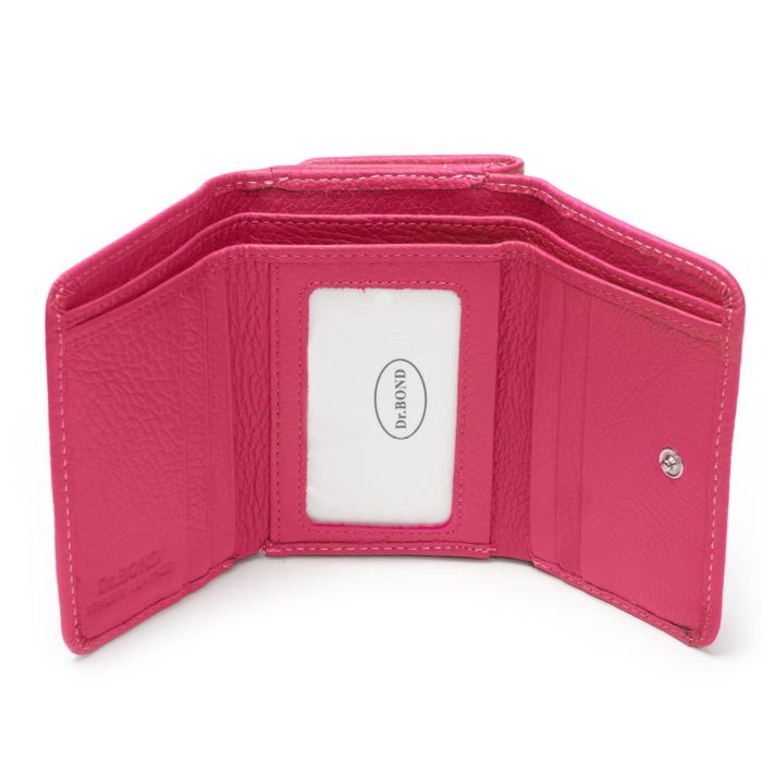 Кошелек Bright Женский кожа DR. BOND WS-403 plum-red