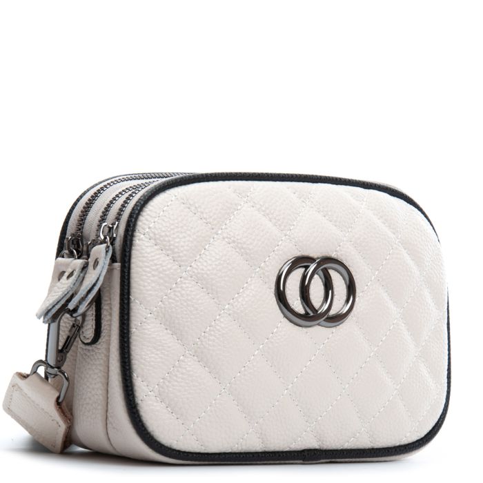 Сумка Женская Клатч кожа ALEX RAI 17001 pale grey