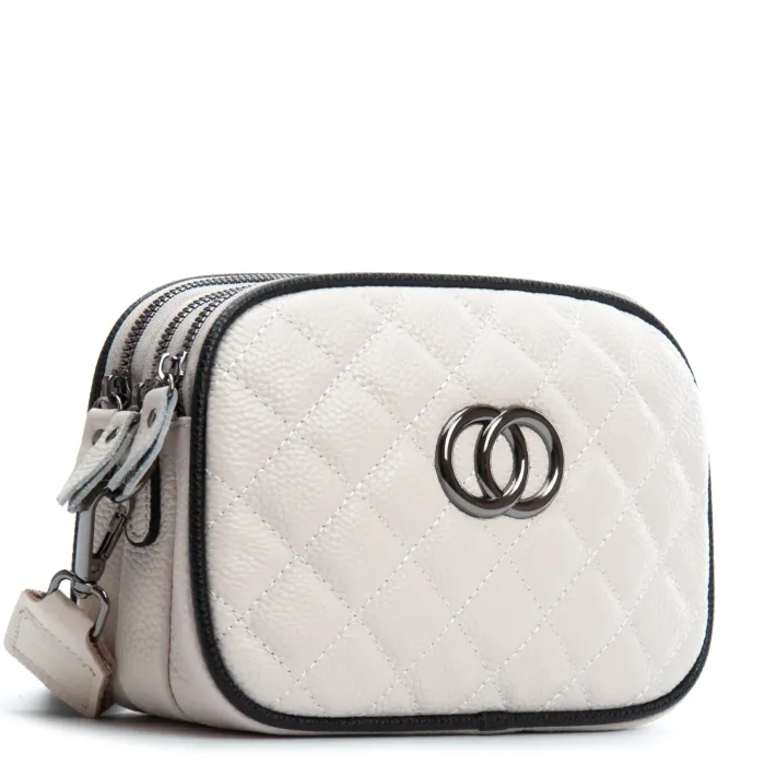 Сумка Женская Клатч кожа ALEX RAI 17001 pale grey