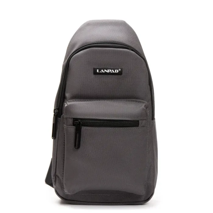 Сумка Мужская На Плечо нейлон Lanpad 3073 gray