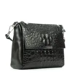 Сумка Женская Классическая кожа ALEX RAI 9822 black croco