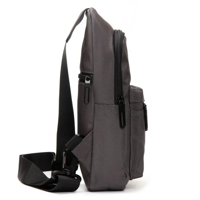Сумка Мужская На Плечо нейлон Lanpad 3073 gray