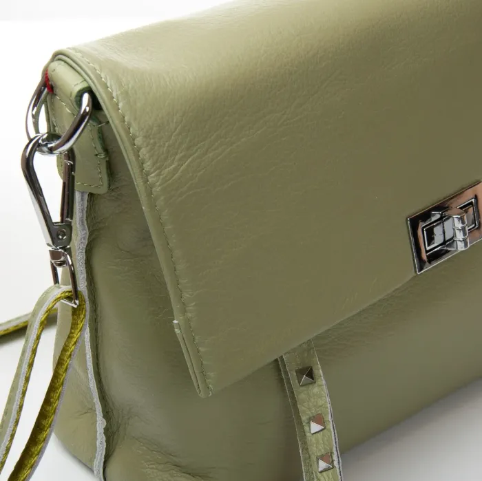 Сумка Женская Классическая кожа ALEX RAI 8793-9 olive