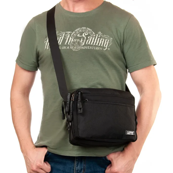 Сумка Мужская Планшет нейлон Lanpad 15029 black