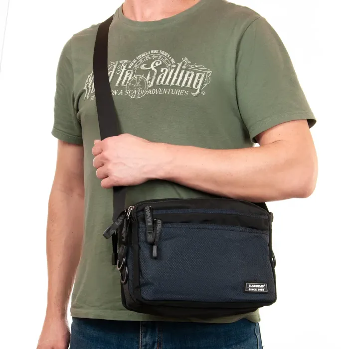 Сумка Мужская Планшет нейлон Lanpad 15029 blue