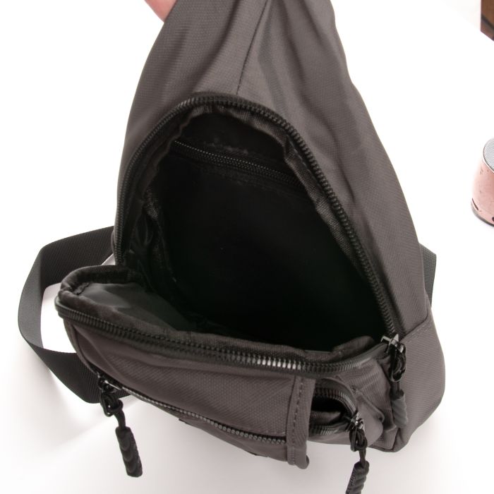 Сумка Мужская На Плечо нейлон Lanpad 0936 grey бол