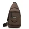 Сумка Мужская На Плечо нейлон Lanpad 0936 brown бол