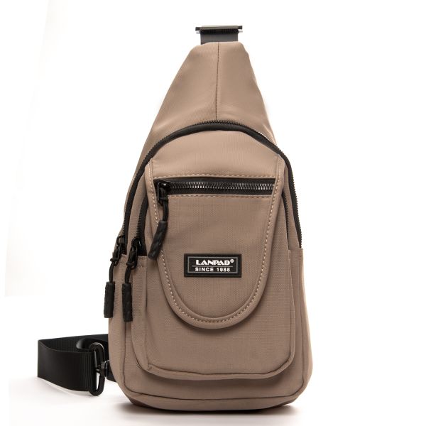 Сумка Мужская На Плечо нейлон Lanpad 0936 khaki бол