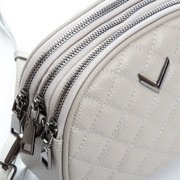 Сумка Женская Клатч кожа ALEX RAI 60065 pale grey