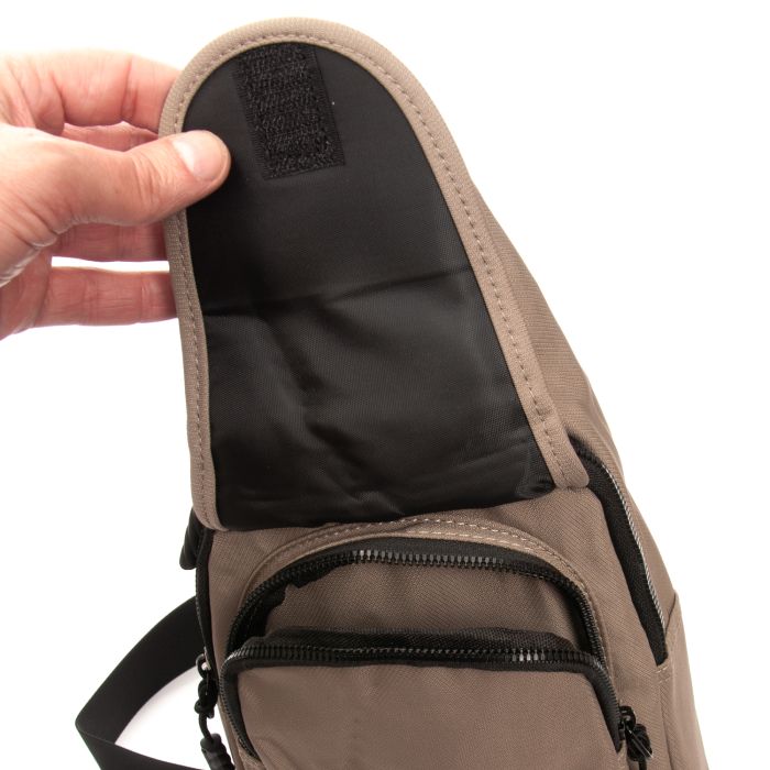 Сумка Мужская На Плечо нейлон Lanpad 0936 khaki бол