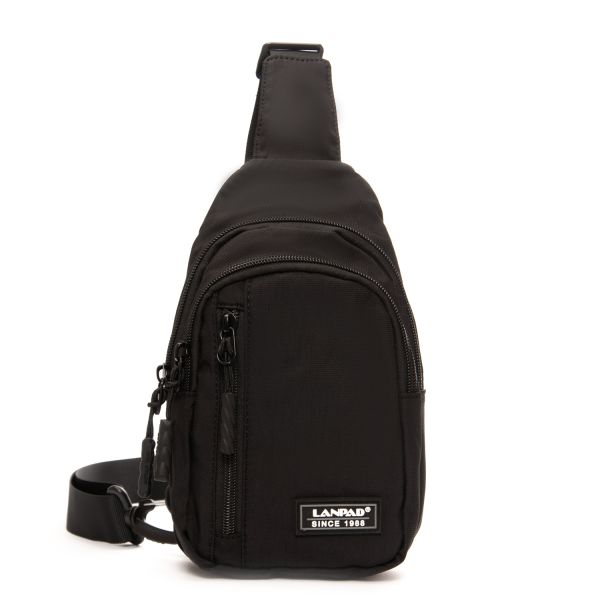 Сумка Мужская На Плечо нейлон Lanpad 20829 black мал